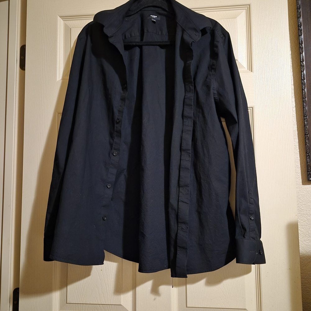 Express Black Dress Shirt